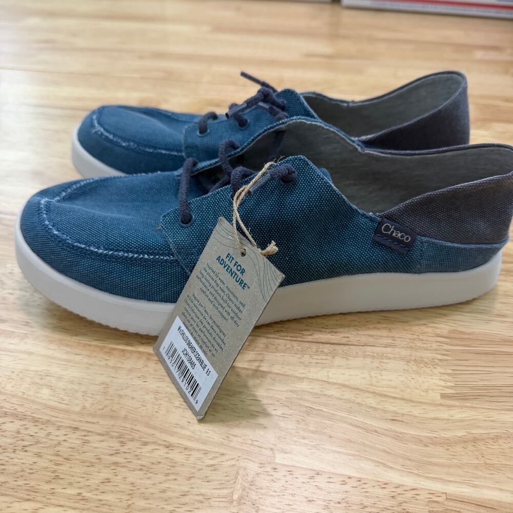 Chaco Men's Chillos Sneaker Ocean Blue Mens Size 9 JCH108465 NEW Slip On